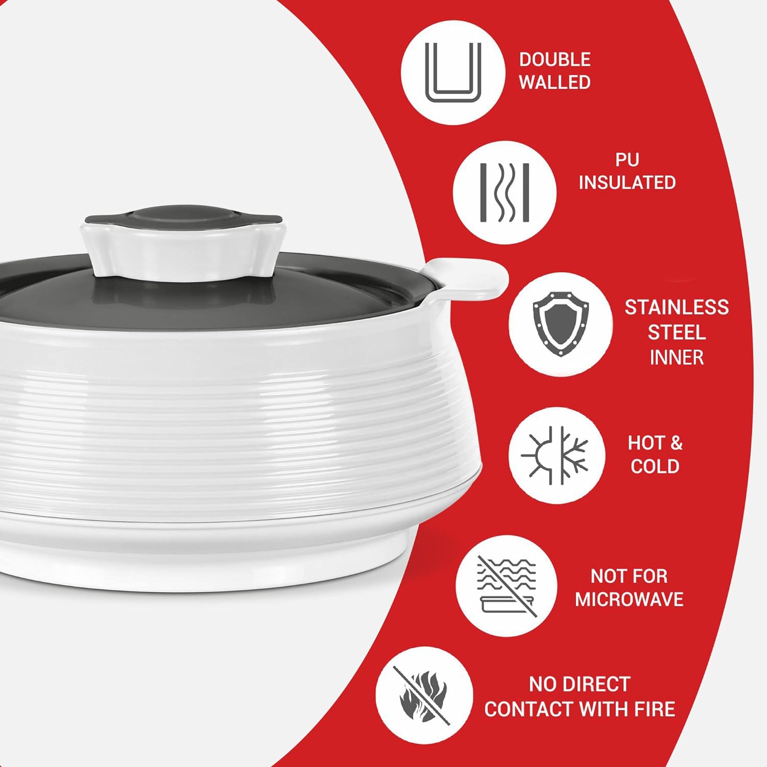 Milton Venice 1000 Insulated Casserole