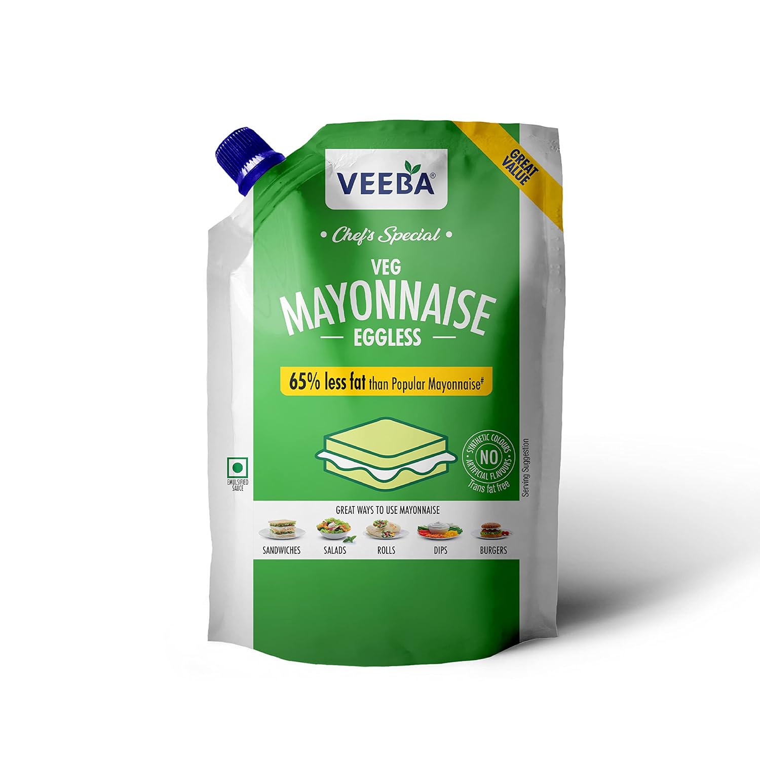 Veeba Eggless Veg Mayonnaise Pouch