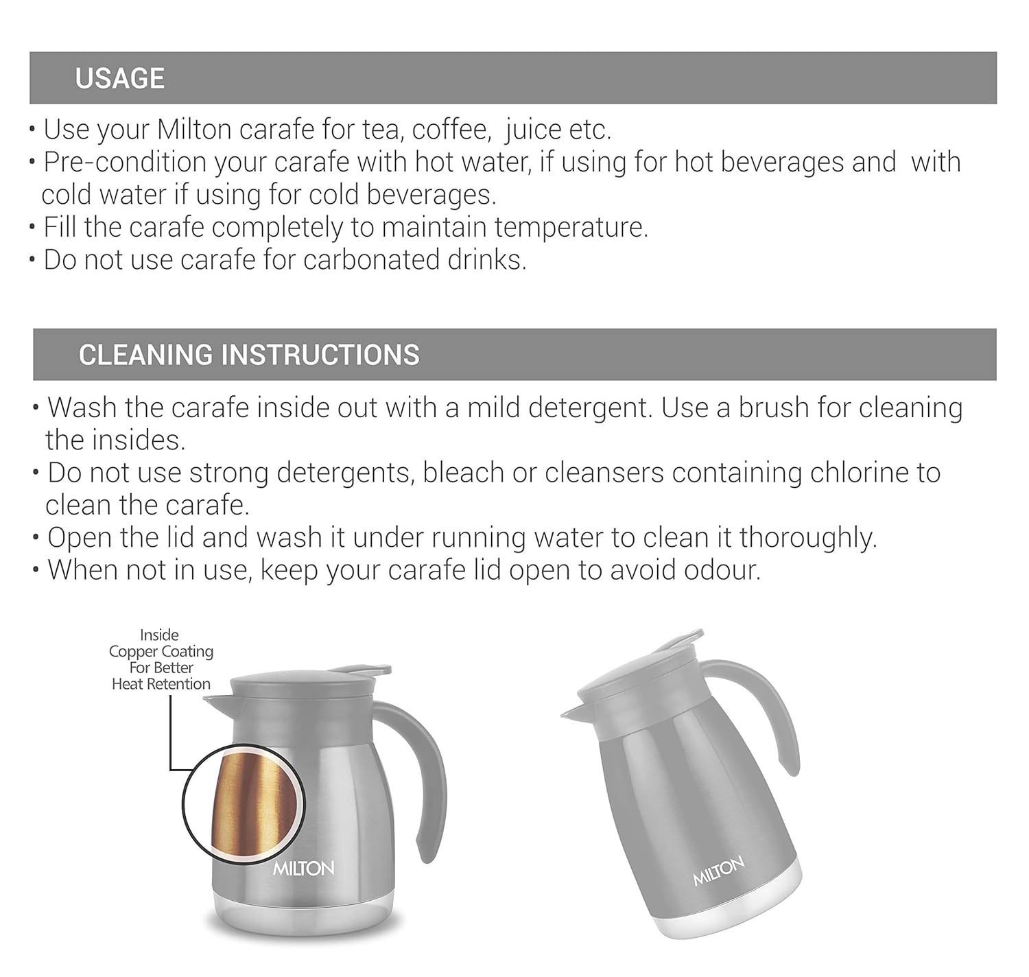 Milton Thermosteel Bistro 600