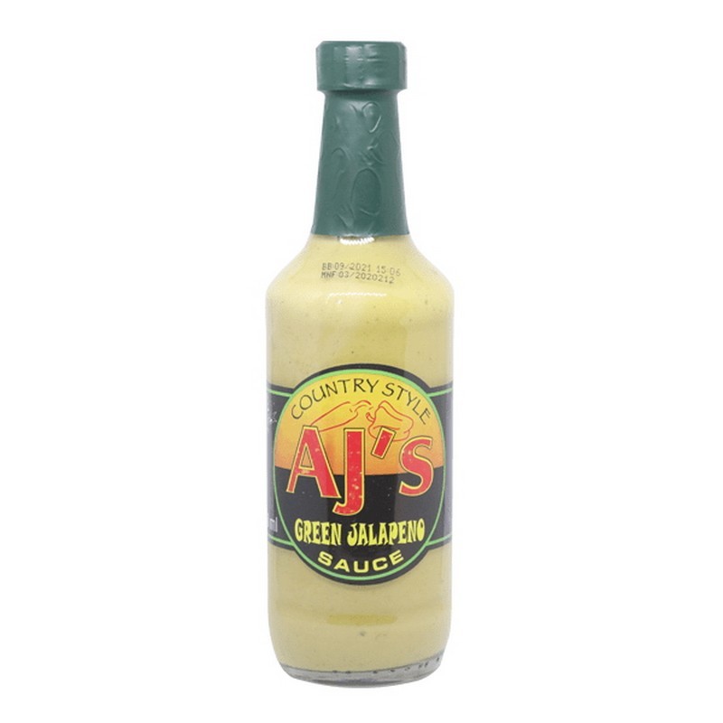 Aj's Green Jalapeno Sauce 250ml