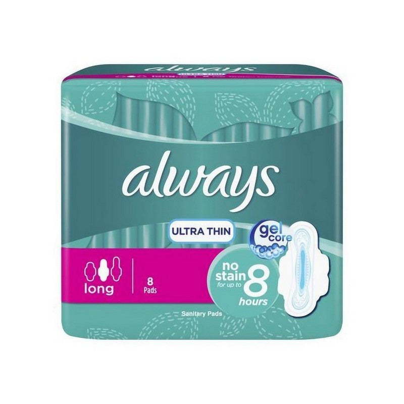 Always Ultra Thin Night Long 8's