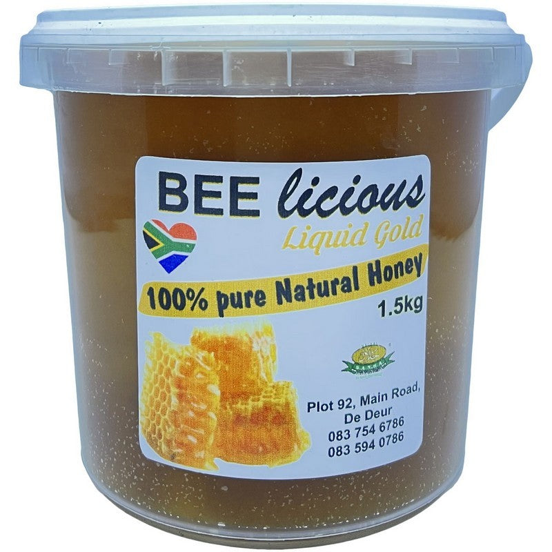 Bee Licious Glass Honey