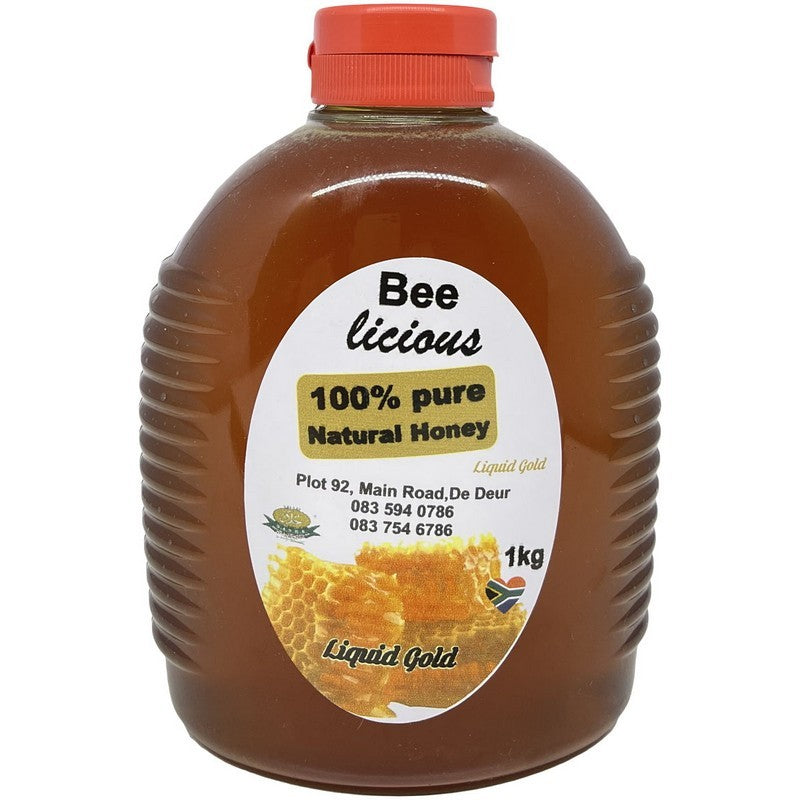Bee Licious Glass Honey