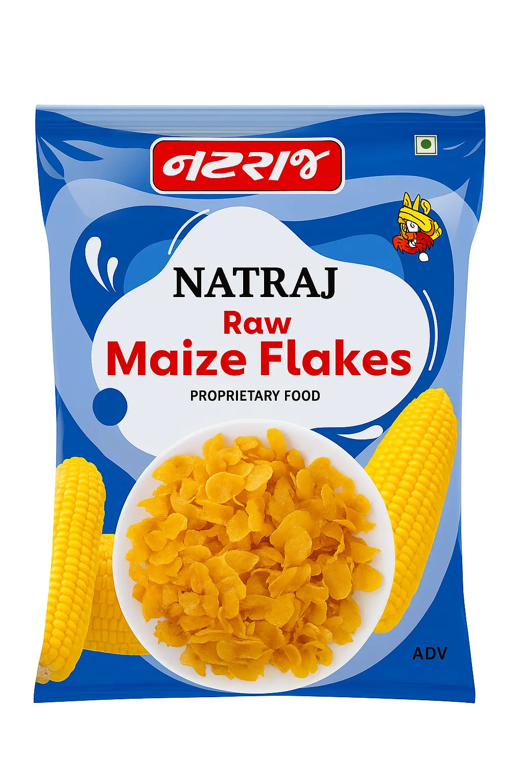 Natraj Raw Maize flakes (Corn Poha) 400g