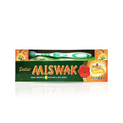 Dabur Miswak Fresh Gel 150g ( Free Toothbrush )