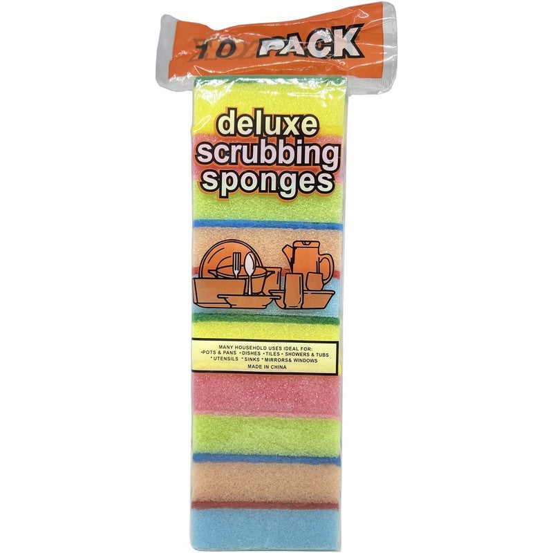 Deluxe Scrubbing Sponges 10's