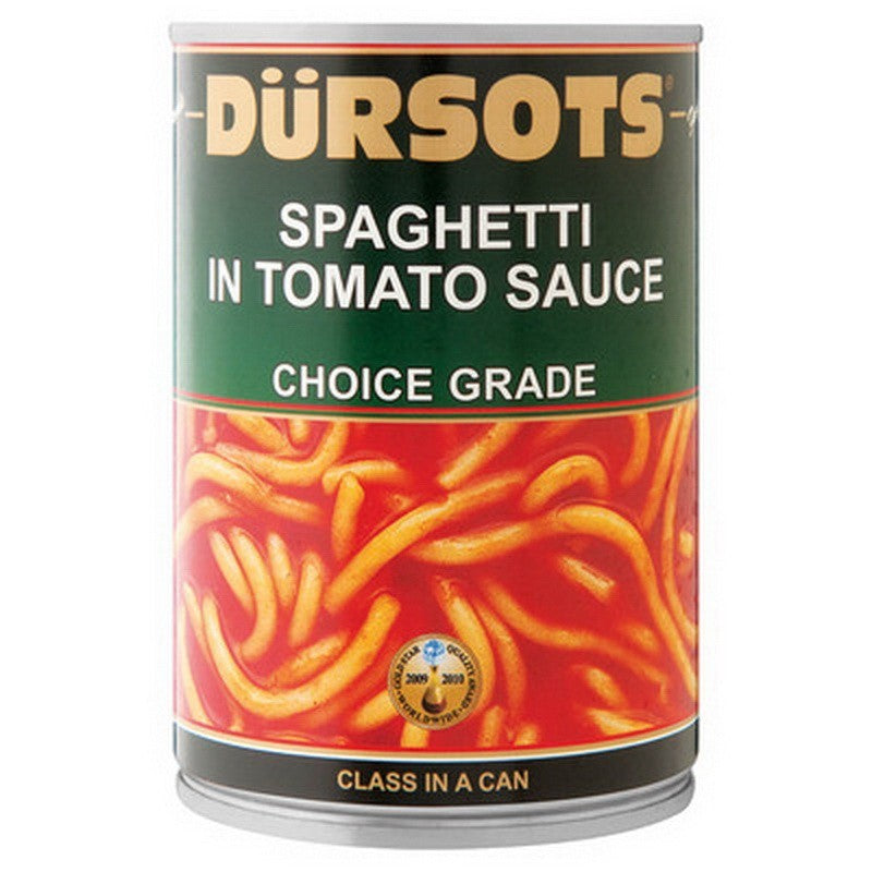 Dursots Long Spaghetti In Tomato Sauce 410g