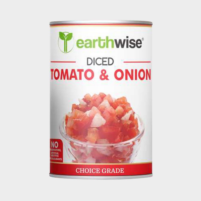 Earthwise Diced Tomato & Onion 400g