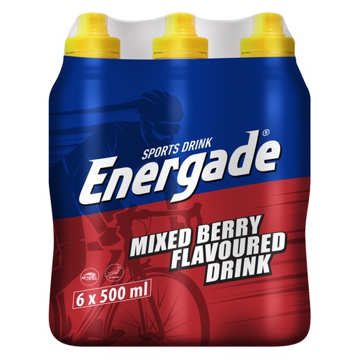 Energade Sports Drink 6 x 500ml