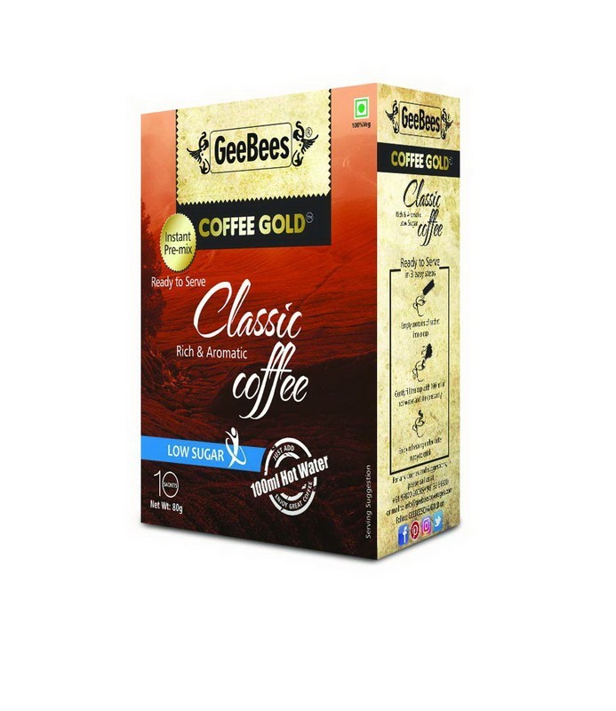 Geebees Coffee Gold Instant Premix Classic Coffee