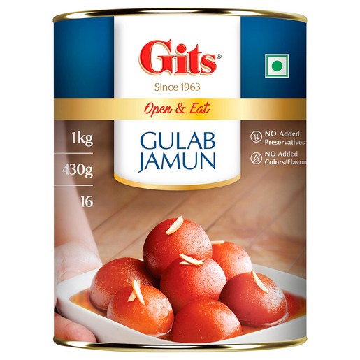 Gits Gulab Jamun tin 1kg