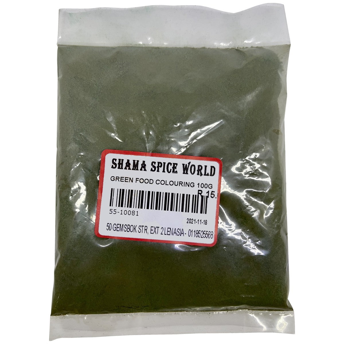 Green Food Colouring Powder