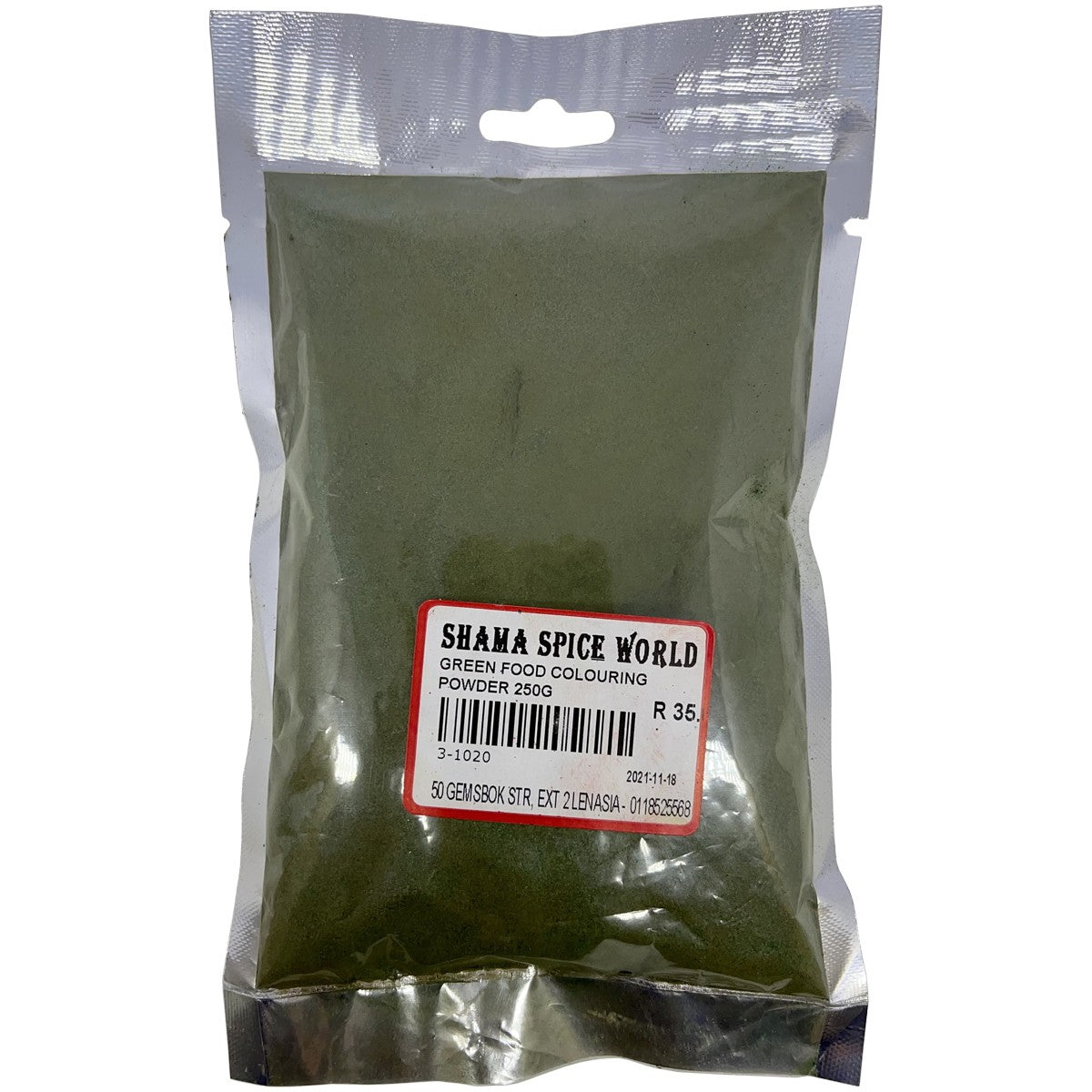 Green Food Colouring Powder