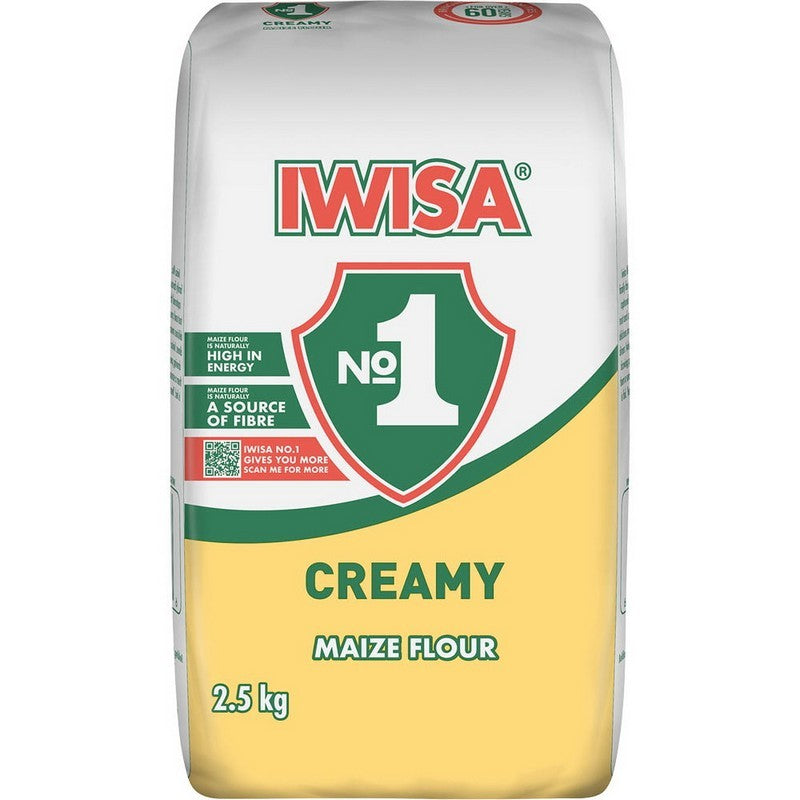 Iwisa No 1 Maize Flour Creamy Maize 2.5kg
