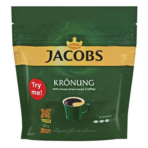 Jacob's Kronung Instant Coffee Pouch 40g