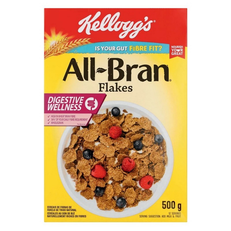 Kellogg's All Bran Flakes Cereal