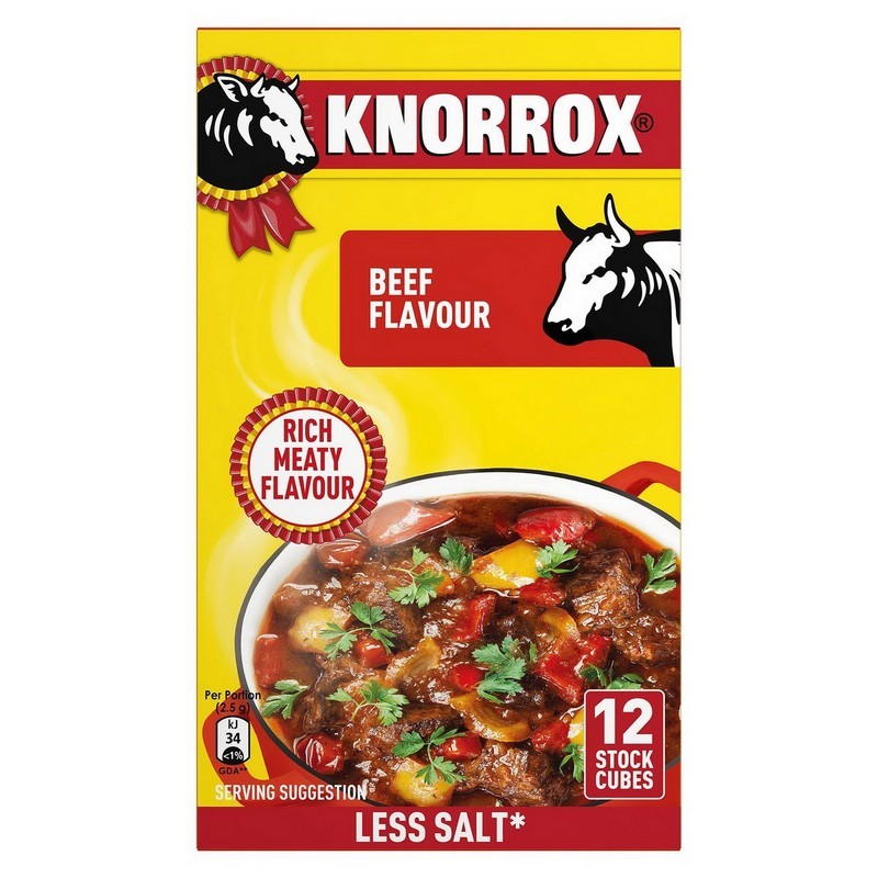 Knorrox Beef Flavoured Stock Cubes