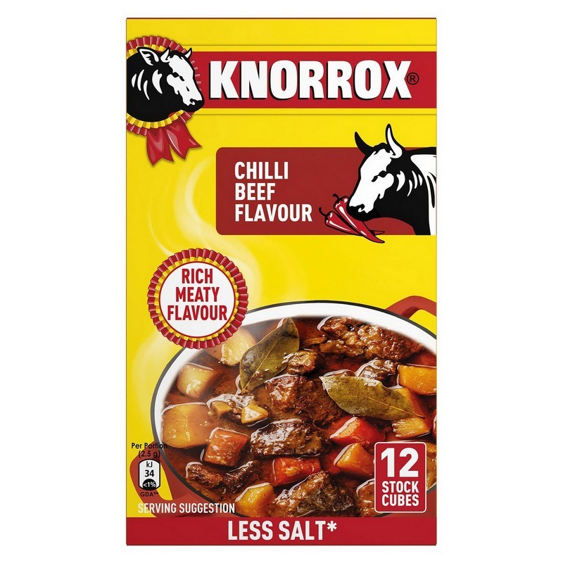 Knorrox Chilli Beef Flavoured Stock Cubes