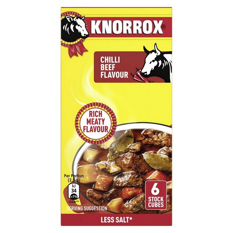 Knorrox Chilli Beef Flavoured Stock Cubes