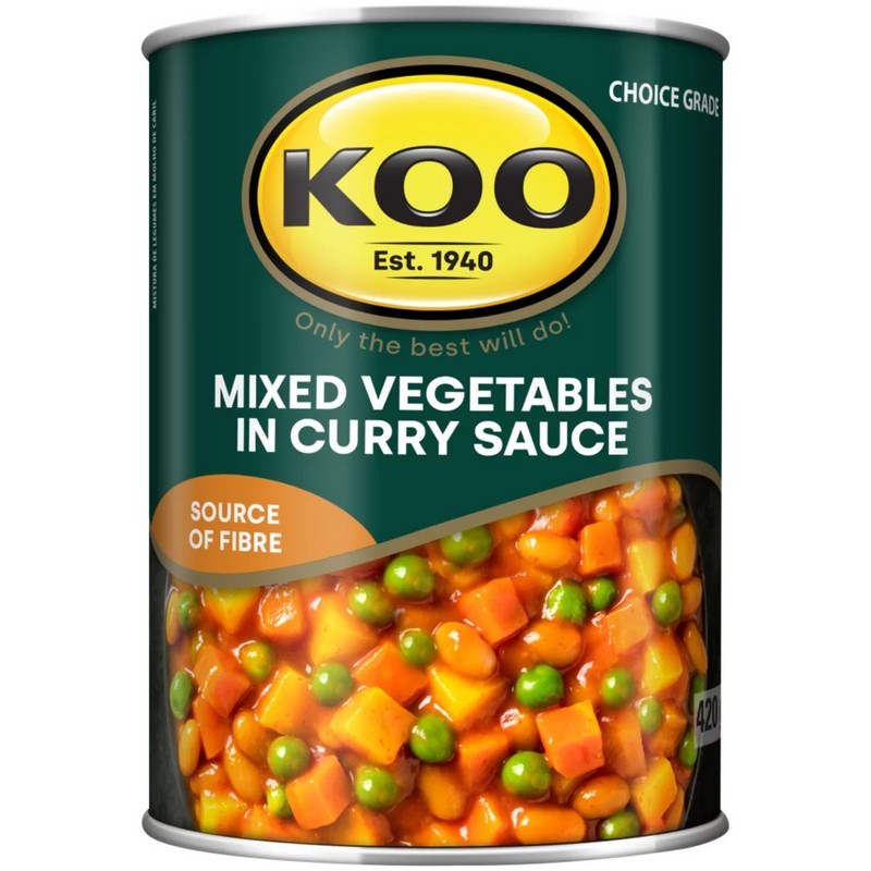 Koo Mixed Vegetables In Curry Sauce 420g