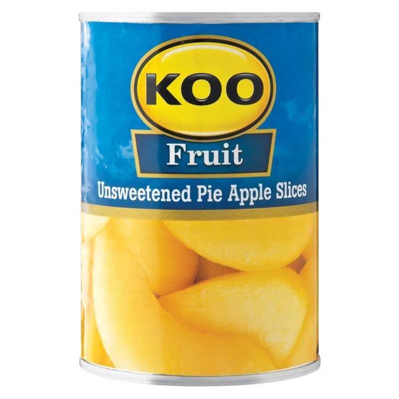 Koo Pie Apple Slices Unsweetened 765g