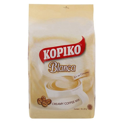 Kopiko Blanca 3 In 1 Creamy Coffee Mix (30g x 10s)