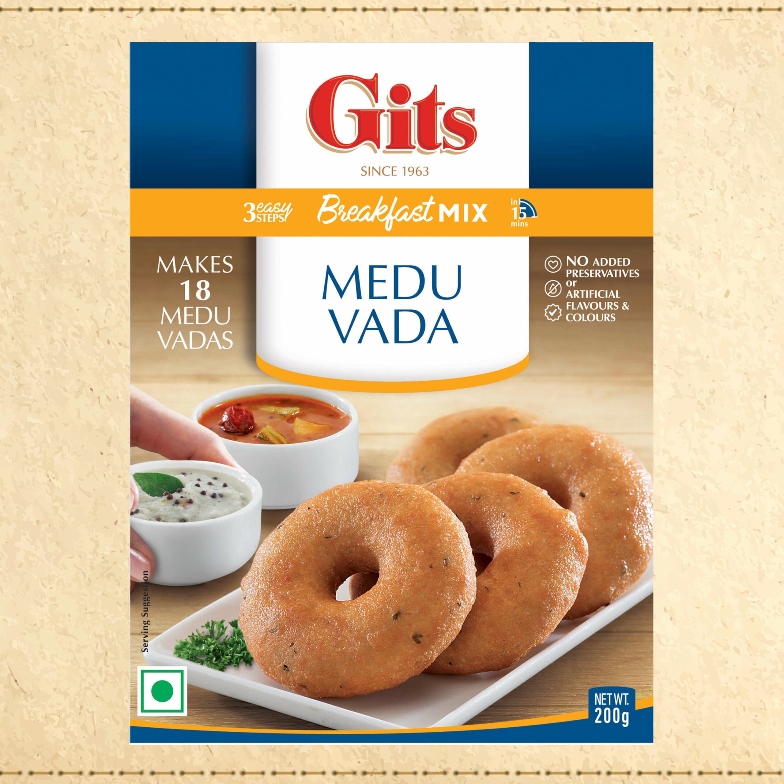 Gits Medu Vada 200g