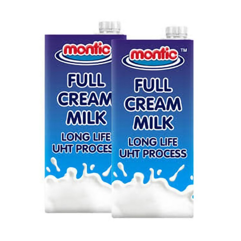 Montic Full Cream Long Life UHT Milk (6x1l)