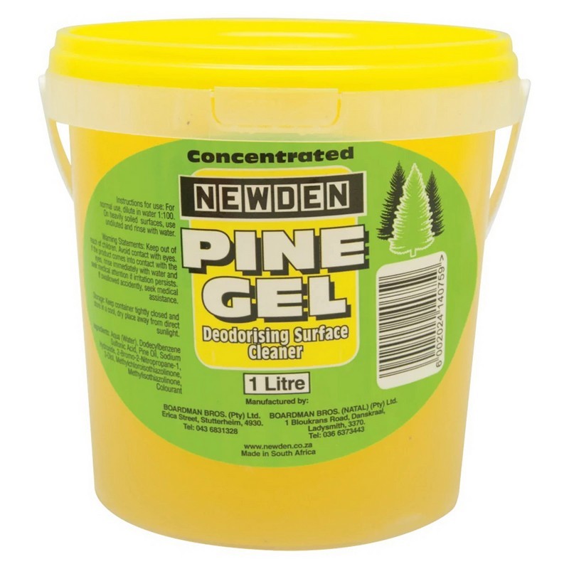 Newden Pine Gel Deodorising Surface Cleaner Yellow