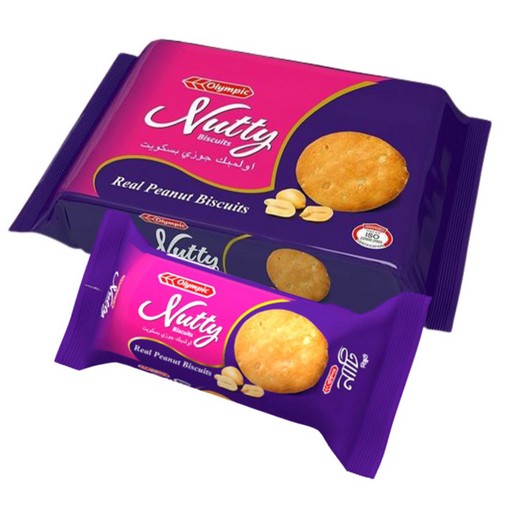 Olympic Nutty Real Peanut Biscuits 175g