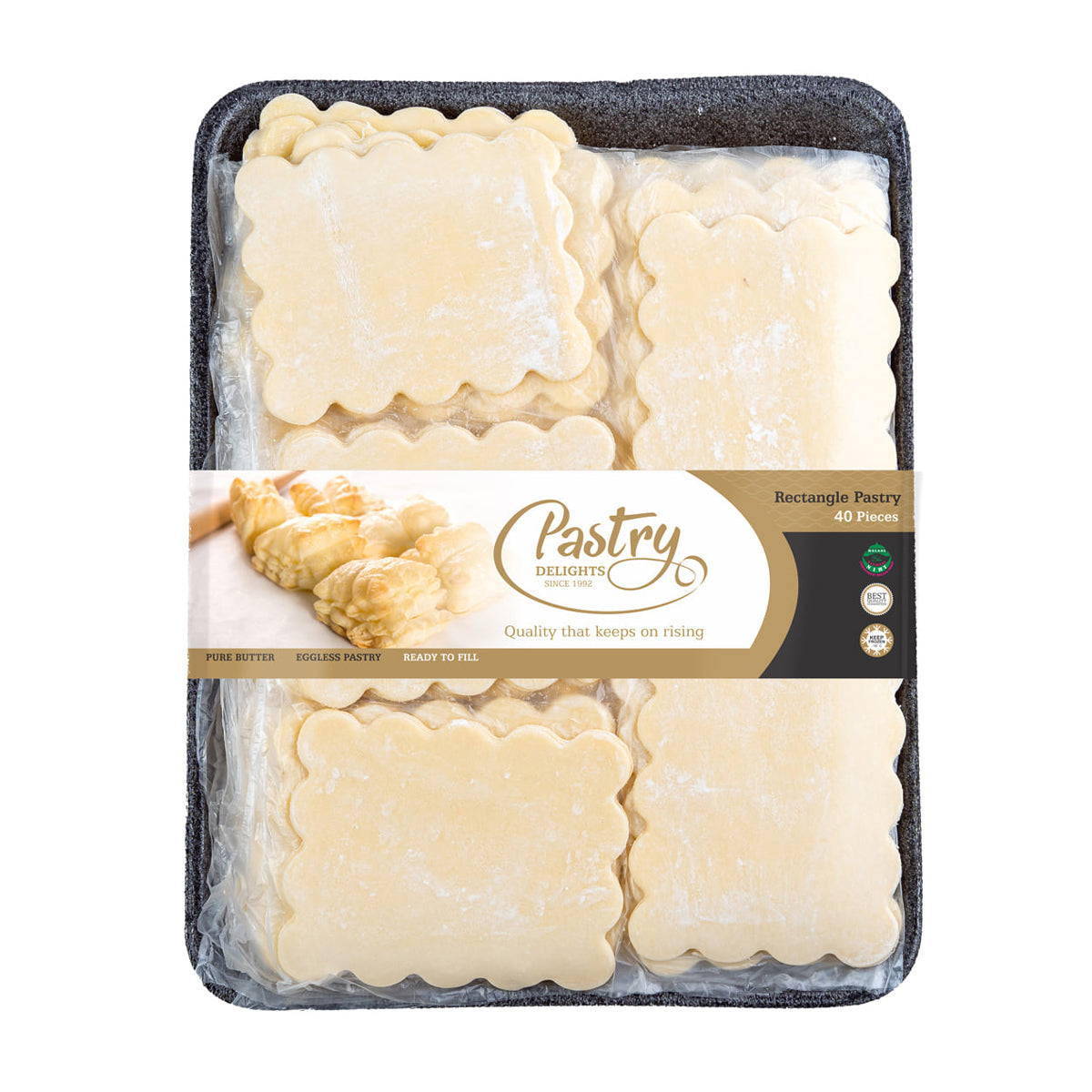Pastry Delights Eggless Rectangle Pastry 40s