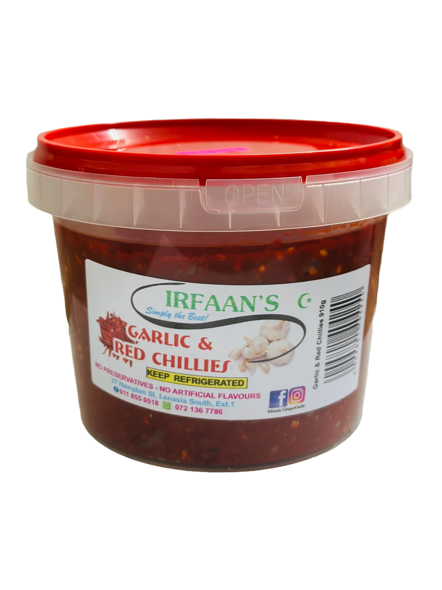 Irfaan's Garlic & Ginger with Red Chillies Paste