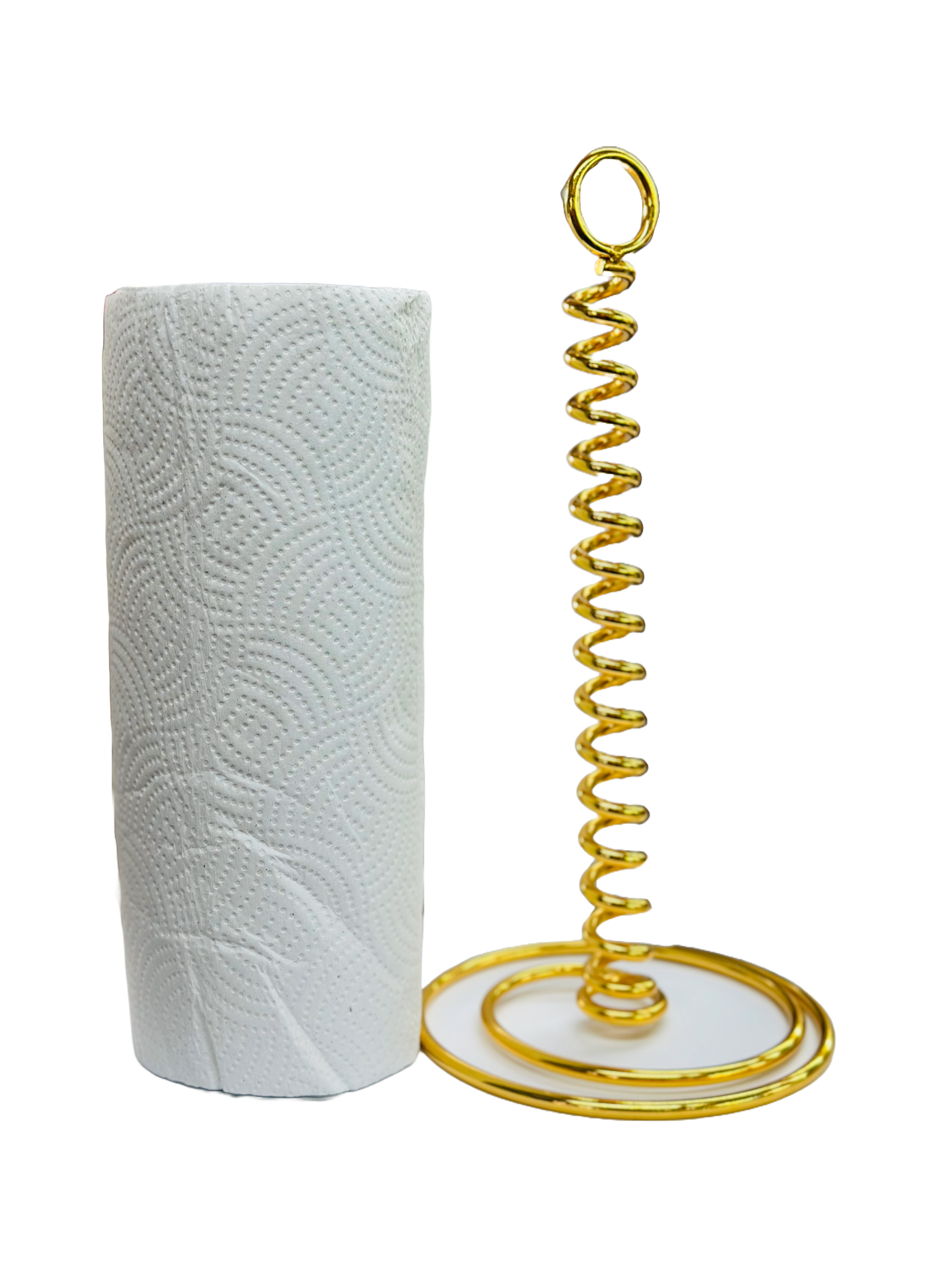 Paper Towel Holder Gold