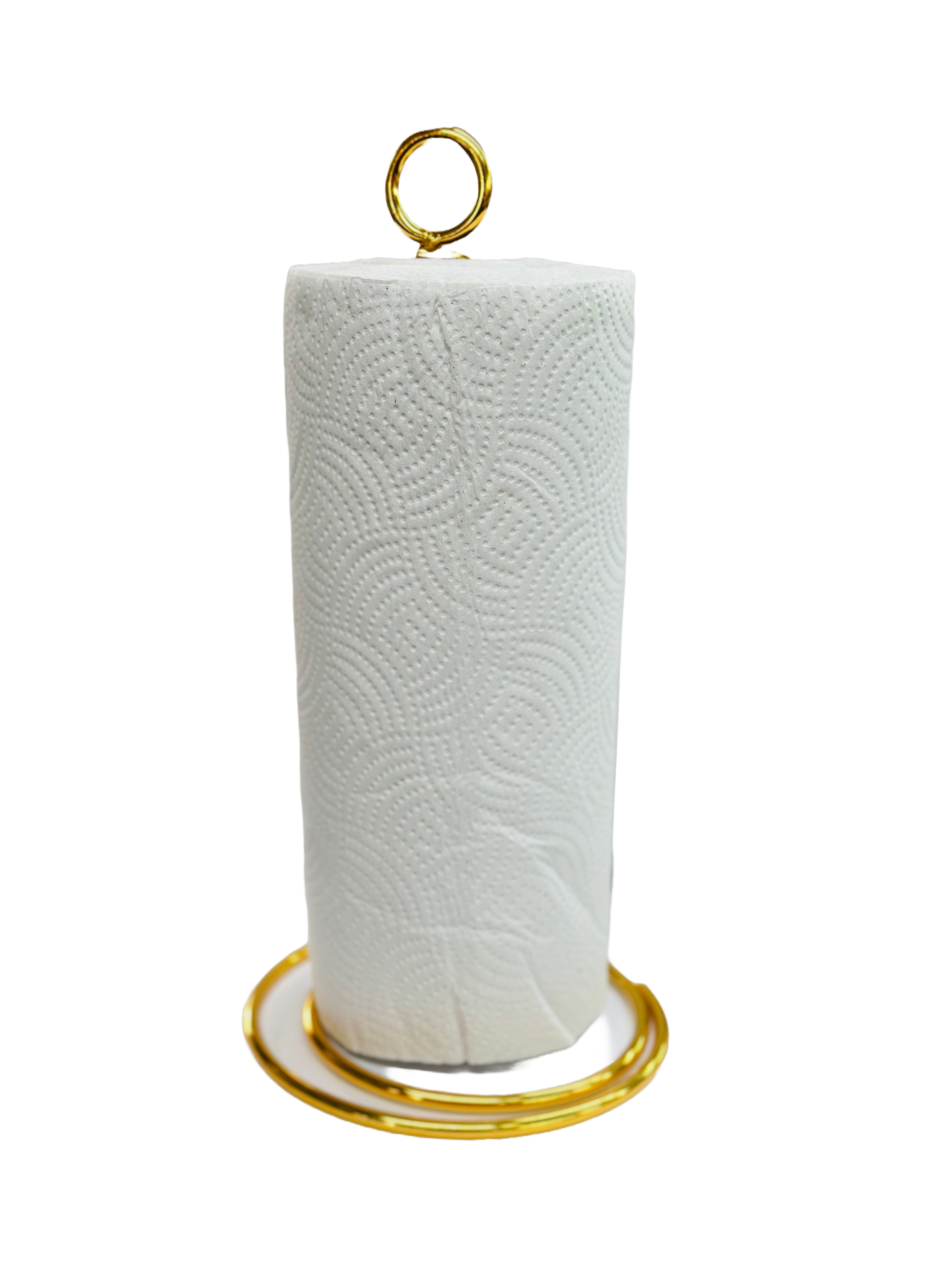 Paper Towel Holder Gold