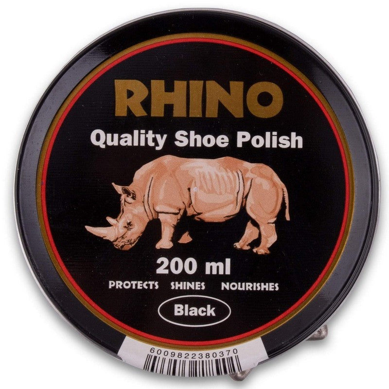 Rhino Quality Shoe Polish Black