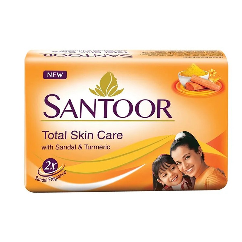 Santoor Total Skin Care Soap 90g