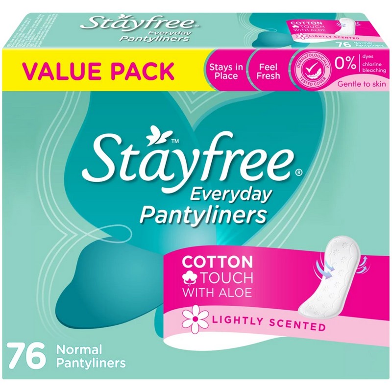Stayfree Pantyliners Lightly Scented 76s