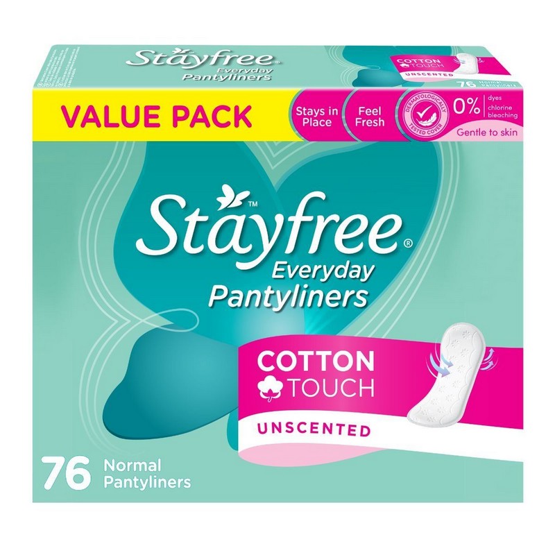Stayfree Pantyliners Lightly Unscented 76s