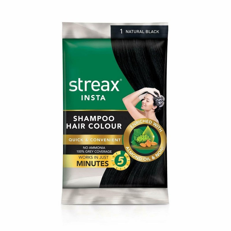 Streax Insta Shampoo Hair Colour 15ml
