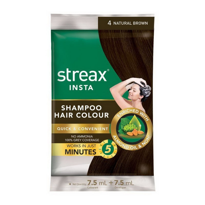 Streax Insta Shampoo Hair Colour 15ml