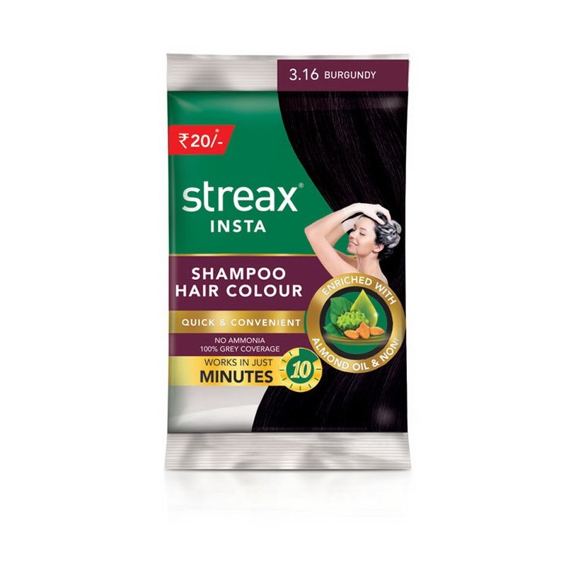 Streax Insta Shampoo Hair Colour 15ml