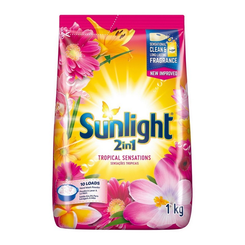 Sunlight 2in1 Tropical Sensation Hand Washing Powder