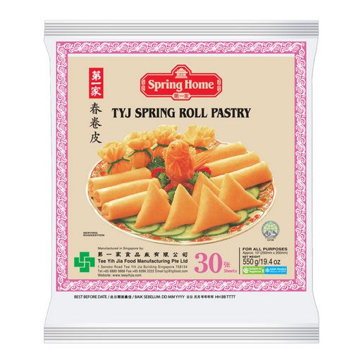 Spring Home TYJ Spring Roll Pastry 30 Sheets 550g