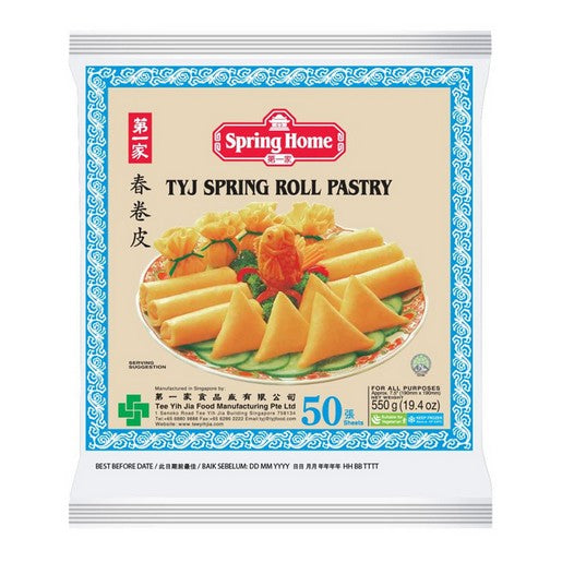 Spring Home TYJ Spring Roll Pastry 50 Sheets 550g