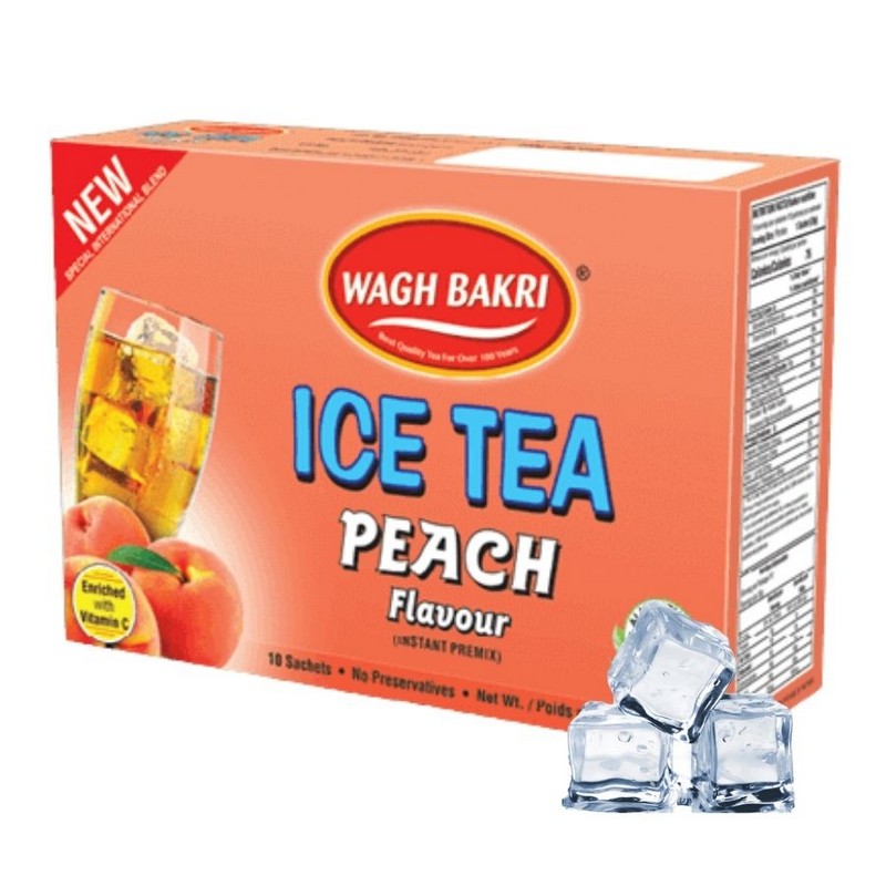 Wagh Bakri Instant Ice Tea Peach Flavour 10s