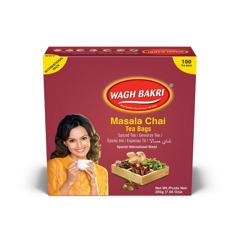 Wagh Bakri Masala Chai Tea Bags 100
