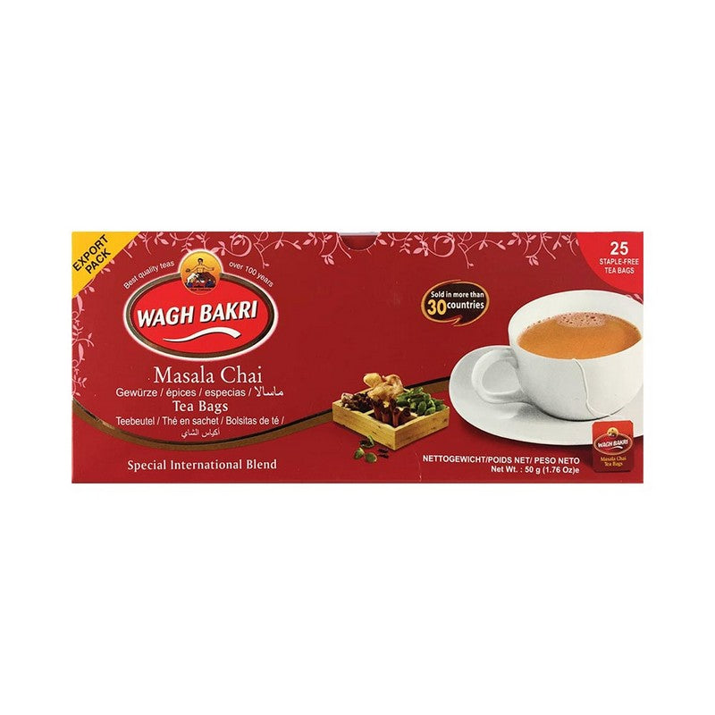 Wagh Bakri Masala Chai Tea Bags 25