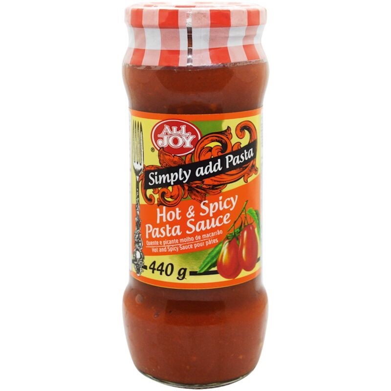All Joy Hot & Spicy Pasta Sauce 440g