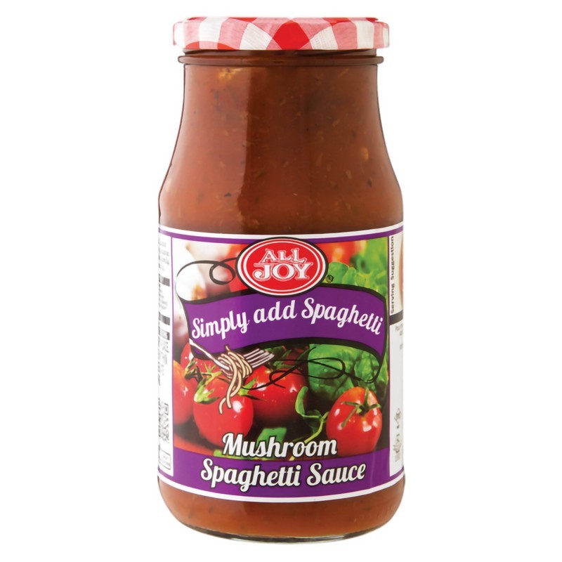 All Joy Mushroom Spaghetti Sauce