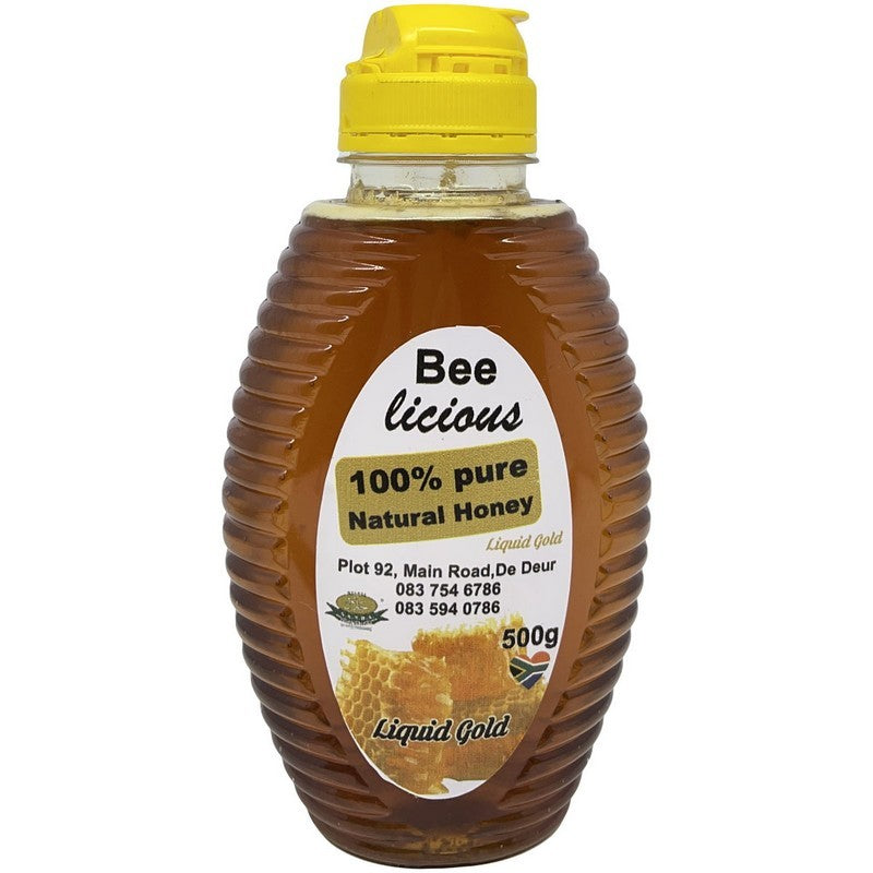 Bee Licious Glass Honey